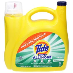 Tide Simply All in One Daybreak Fresh Detergent 182 fl oz
