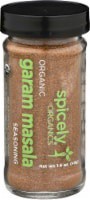 slide 1 of 1, Spicely Organic Spices Garam Masala Glass Jar, 1.6 oz