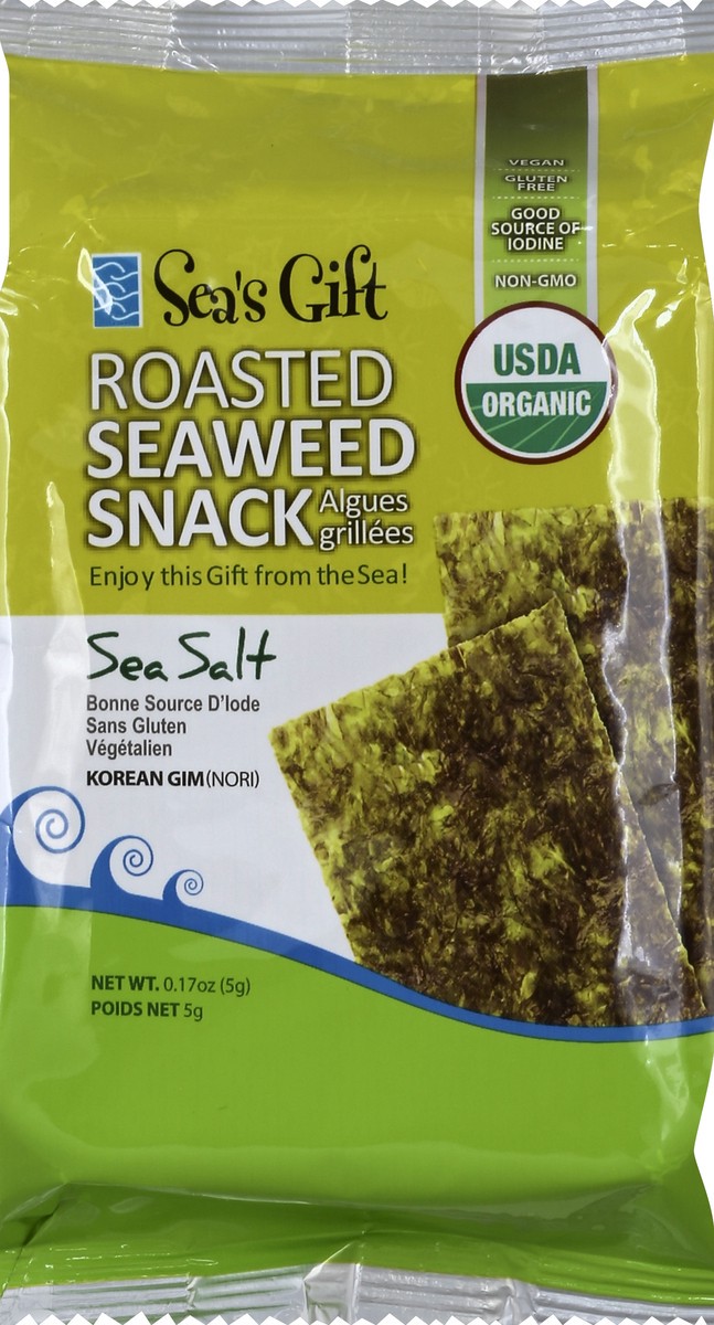 slide 2 of 5, Sea's Gift Seaweed Snack 0.17 oz, 0.17 oz
