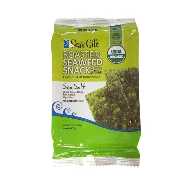 slide 1 of 5, Sea's Gift Seaweed Snack 0.17 oz, 0.17 oz