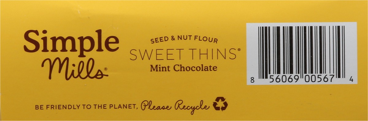 slide 3 of 9, Simple Mills Seed & Nut Flour Mint Chocolate Sweet Thins 4.25 oz, 4.25 oz
