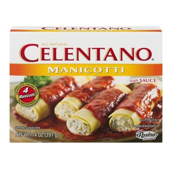 slide 1 of 1, Celentano Manicotti with Sauce, 14 oz