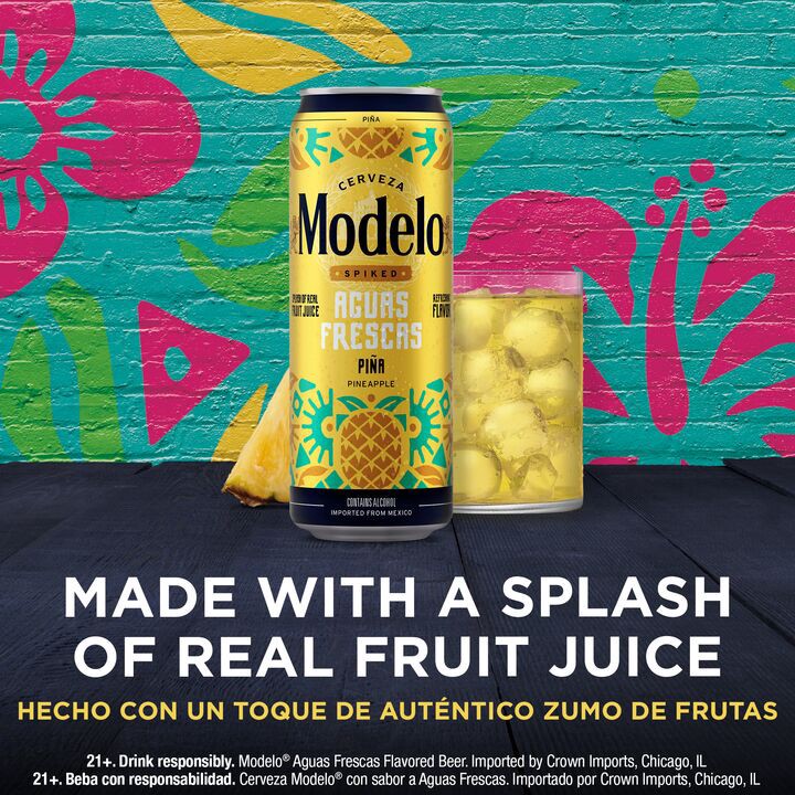 Modelo Spiked Aguas Frescas Nutrition Facts Modelo Spiked Aguas Frescas Modelo Aguas Frescas Pina Can 24 oz | Shipt