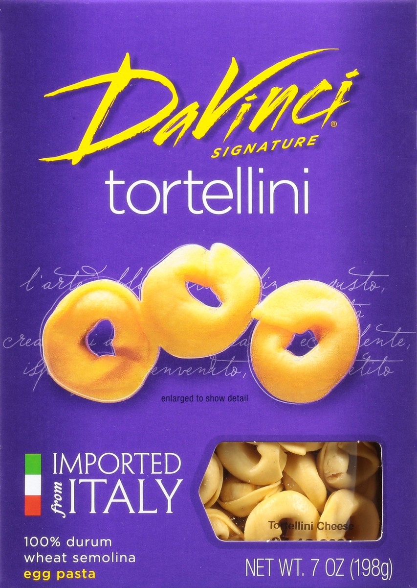 slide 6 of 9, Davinci Tortellini Pasta, 7 oz