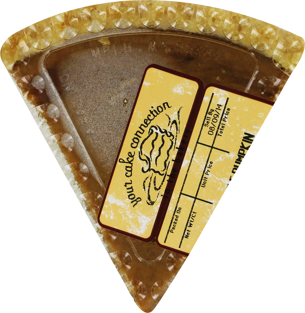 slide 1 of 2, Bakery Fresh Goodness Pumpkin Pie Slice, 6.3 oz