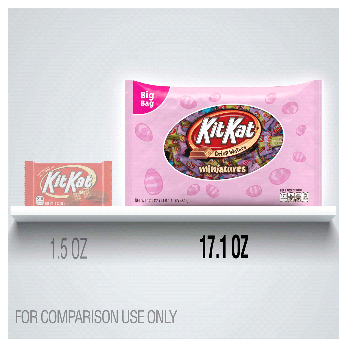 slide 21 of 21, KIT KAT Easter Miniatures Big Bag, 17.1 oz