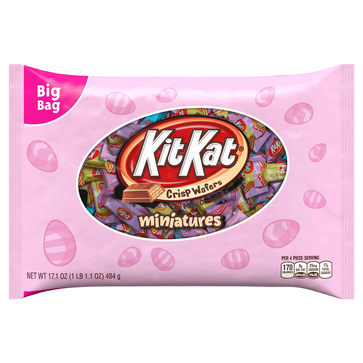 slide 1 of 21, KIT KAT Easter Miniatures Big Bag, 17.1 oz