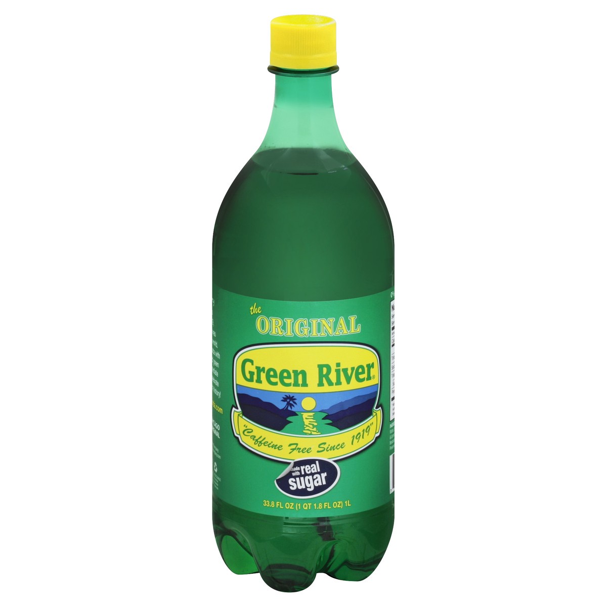 slide 5 of 5, Green River Soda 33.8 oz, 33.8 oz