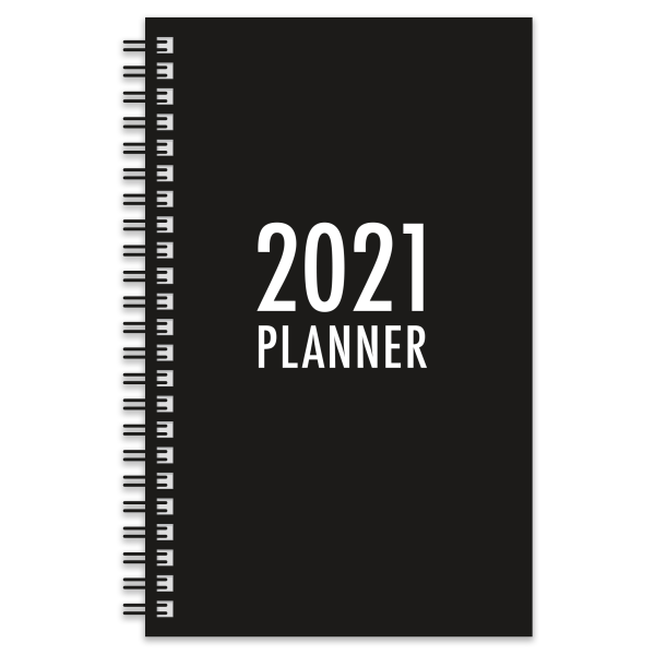 slide 1 of 1, Office Depot Brand Weekly/Monthly Planner, 5" X 8", Twenty Twenty One, January To December 2021, 1 ct