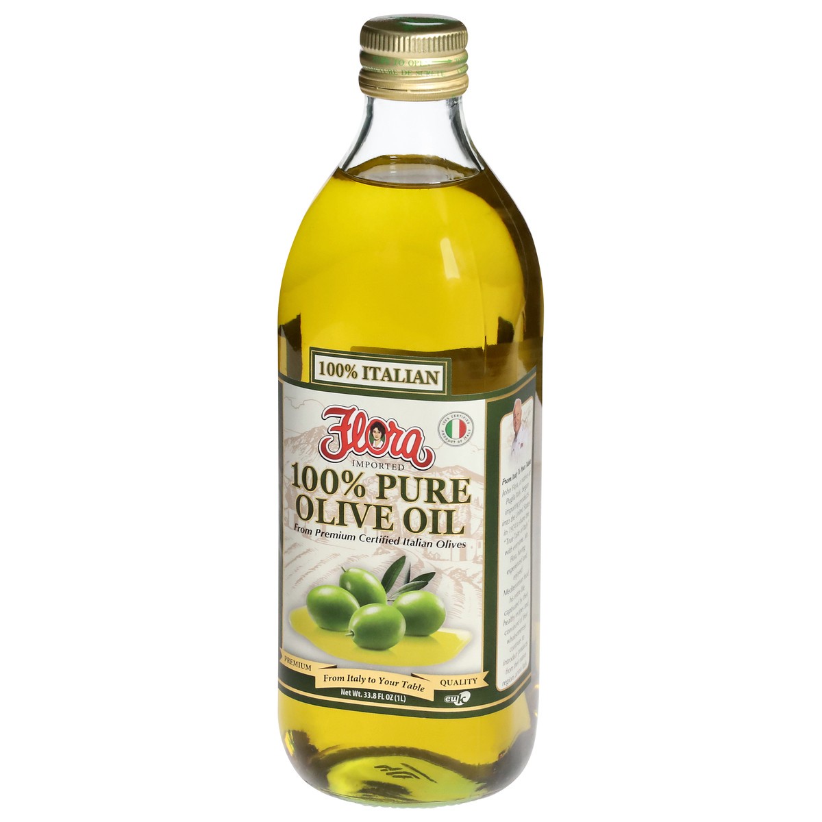 slide 3 of 9, Betty Crocker Flora 100% Pure Olive Oil, 34 fl oz