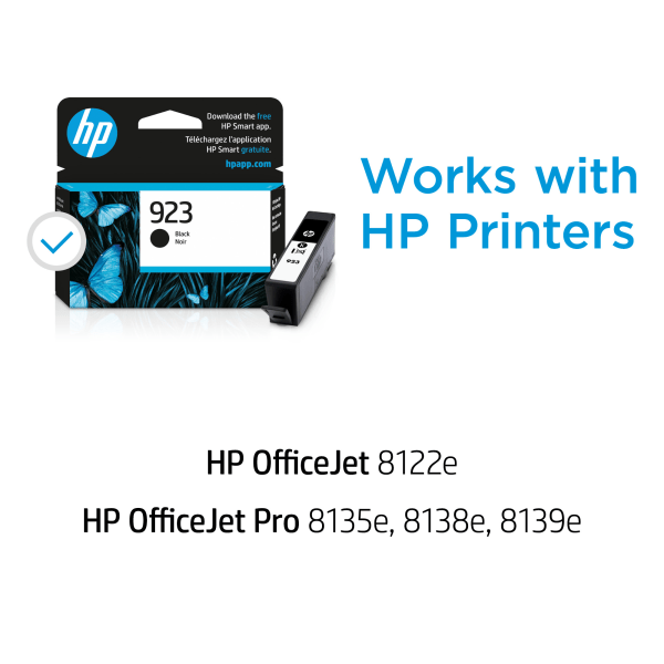 slide 6 of 9, Hp 923 Black Original Ink Cartridge, 4K0T3Ln, 1 ct