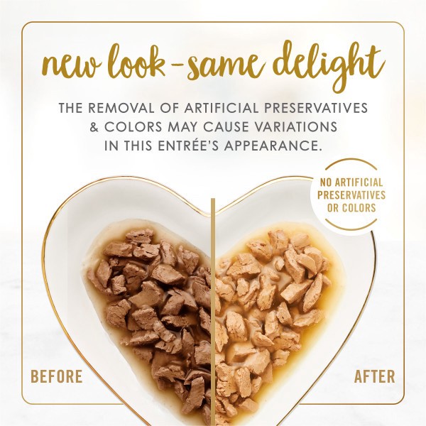 slide 4 of 8, Fancy Feast Purina Fancy Feast Gravy Lovers Poultry and Beef Grilled Gourmet Wet Cat Food Variety Pack - (30) 3 oz. Cans, 30 ct