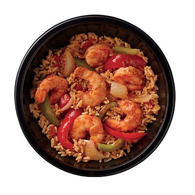 slide 1 of 1, H-E-B Meal Simple Chipotle Marinated Shrimp with Fiesta Rice & Roasted Peppers, 11 oz