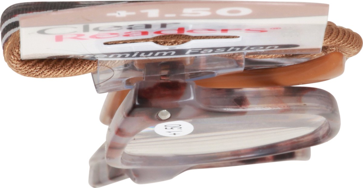 slide 6 of 9, Clear Readers Premium Fashion +1.50 Eyeglasses 1 ea Card, 1 ct