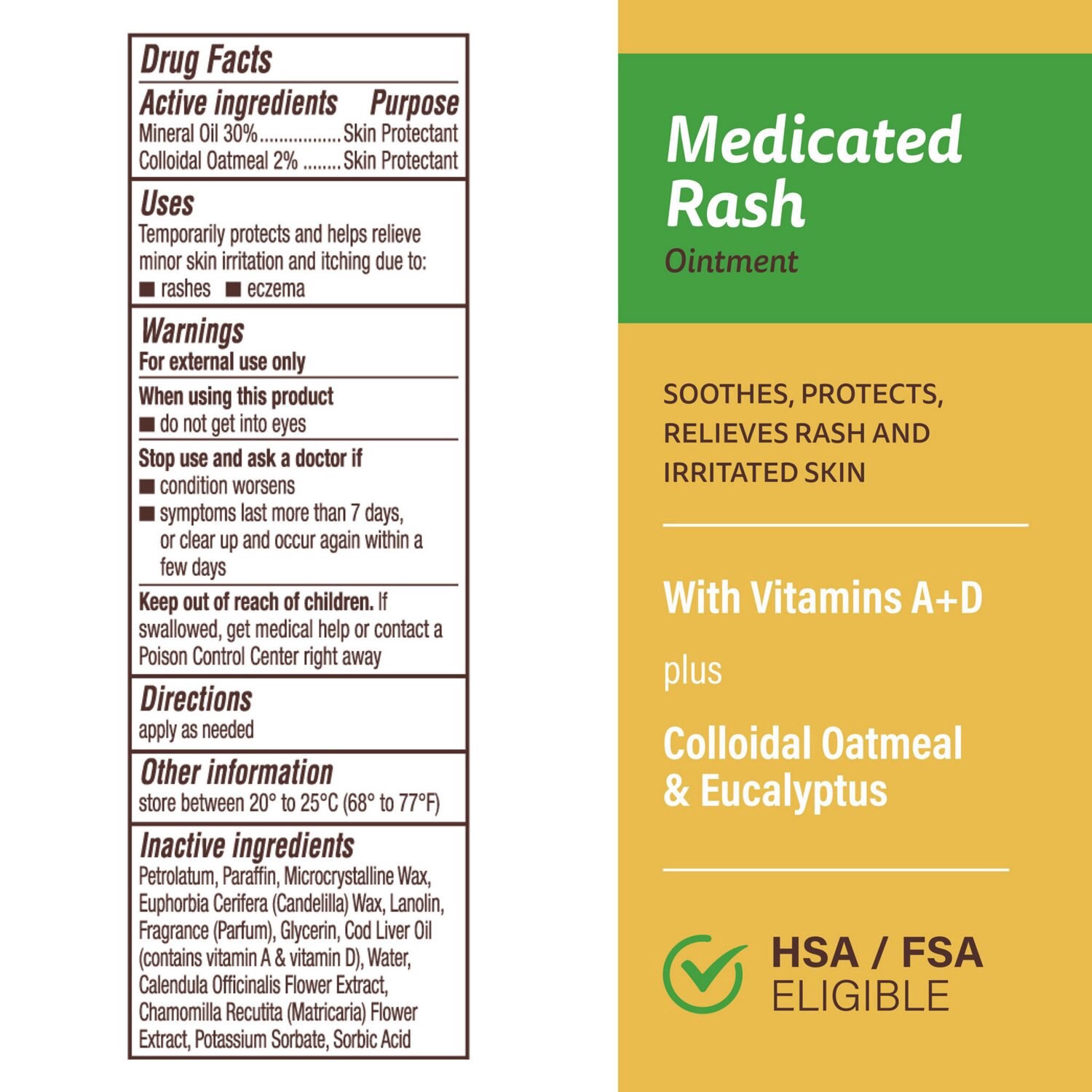 slide 4 of 8, A+D A & D Medicated Rash Ointment, 1.5 Oz, 1.5 oz