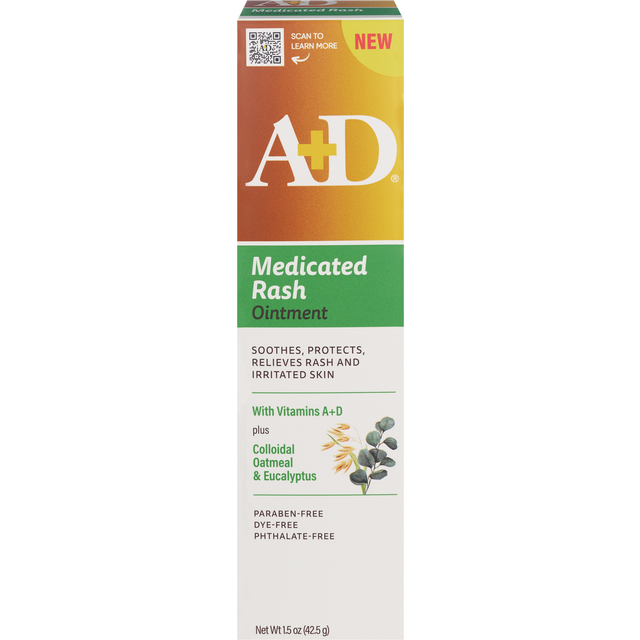 slide 1 of 1, A+D A & D Medicated Rash Ointment, 1.5 Oz, 1.5 oz