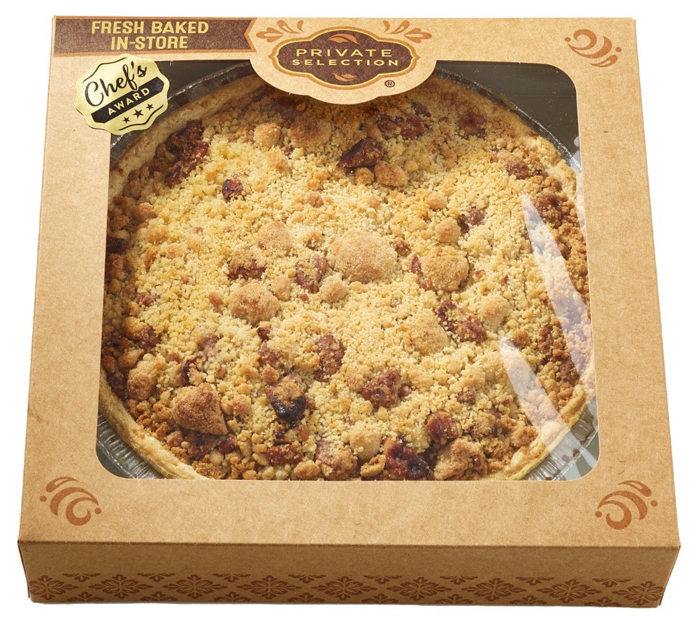 slide 3 of 4, Private Selection Peach Praline Pie, 9 in