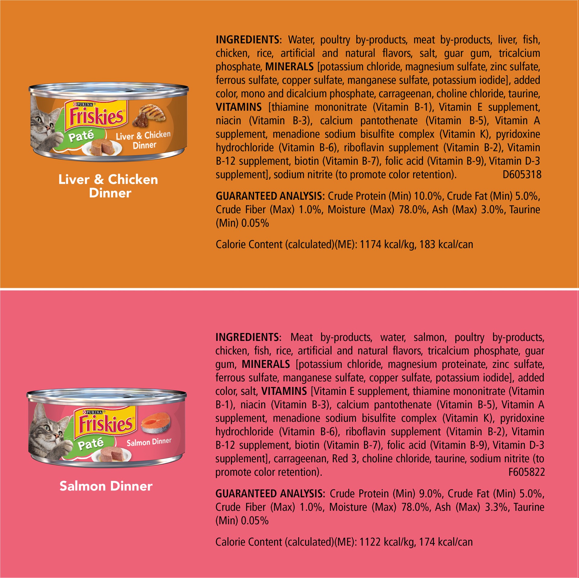 slide 9 of 9, Purina Friskies Wet Cat Food Pate Variety Pack, Surfin' and Turfin' Favorites, 11 lb