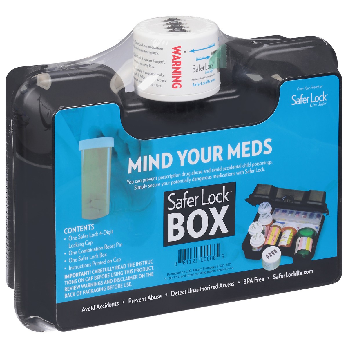 slide 9 of 9, Safer Lock Box 1 ea, 1 ct