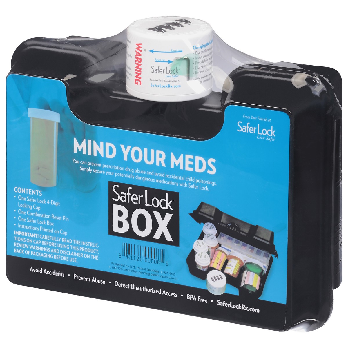 slide 3 of 9, Safer Lock Box 1 ea, 1 ct