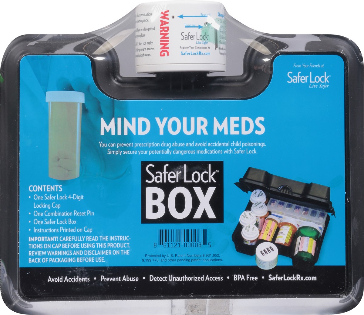 slide 8 of 9, Safer Lock Box 1 ea, 1 ct