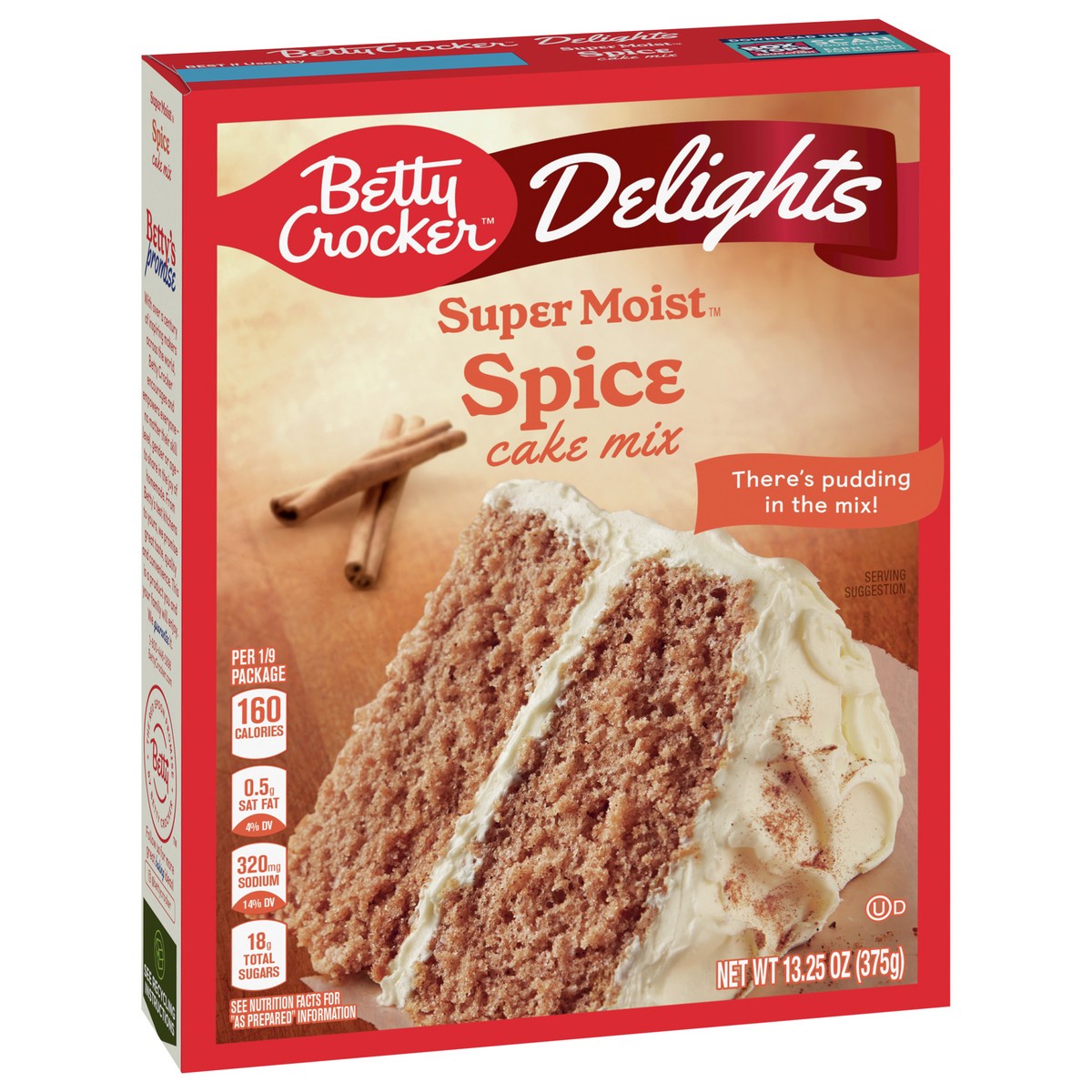 slide 6 of 9, Betty Crocker Delights Super Moist Spice Cake Mix, 13.25 oz, 13.25 oz