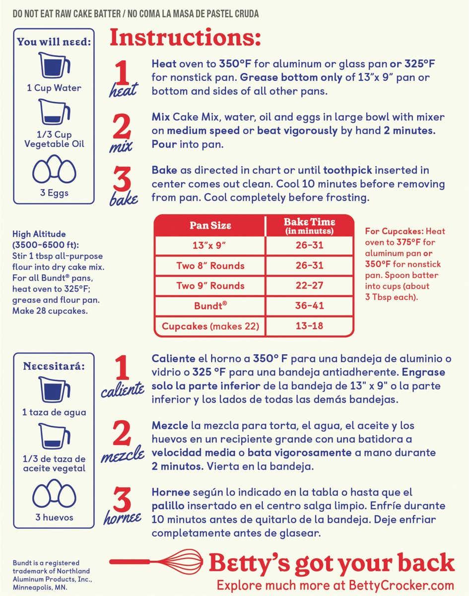 slide 4 of 9, Betty Crocker Delights Super Moist Spice Cake Mix, 13.25 oz, 13.25 oz