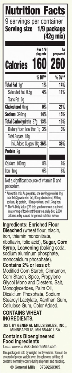 slide 5 of 9, Betty Crocker Delights Super Moist Spice Cake Mix, 13.25 oz, 13.25 oz