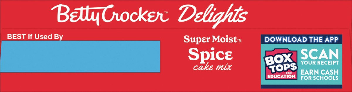 slide 7 of 9, Betty Crocker Delights Super Moist Spice Cake Mix, 13.25 oz, 13.25 oz