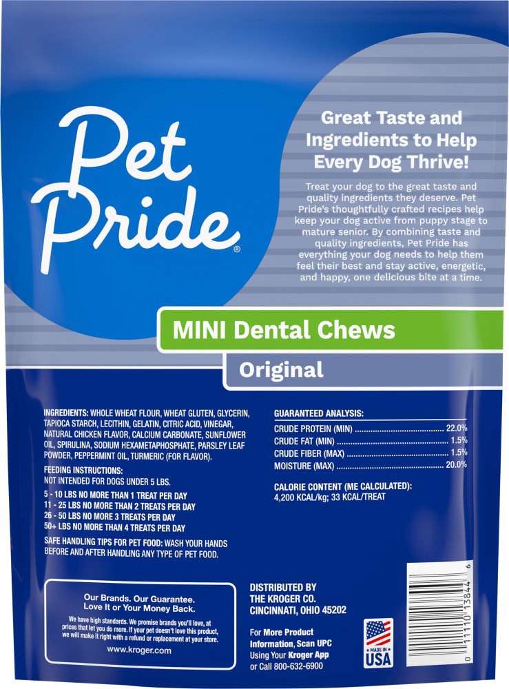 slide 2 of 2, Pet Pride® Small Dog Dental Chew, 45 ct