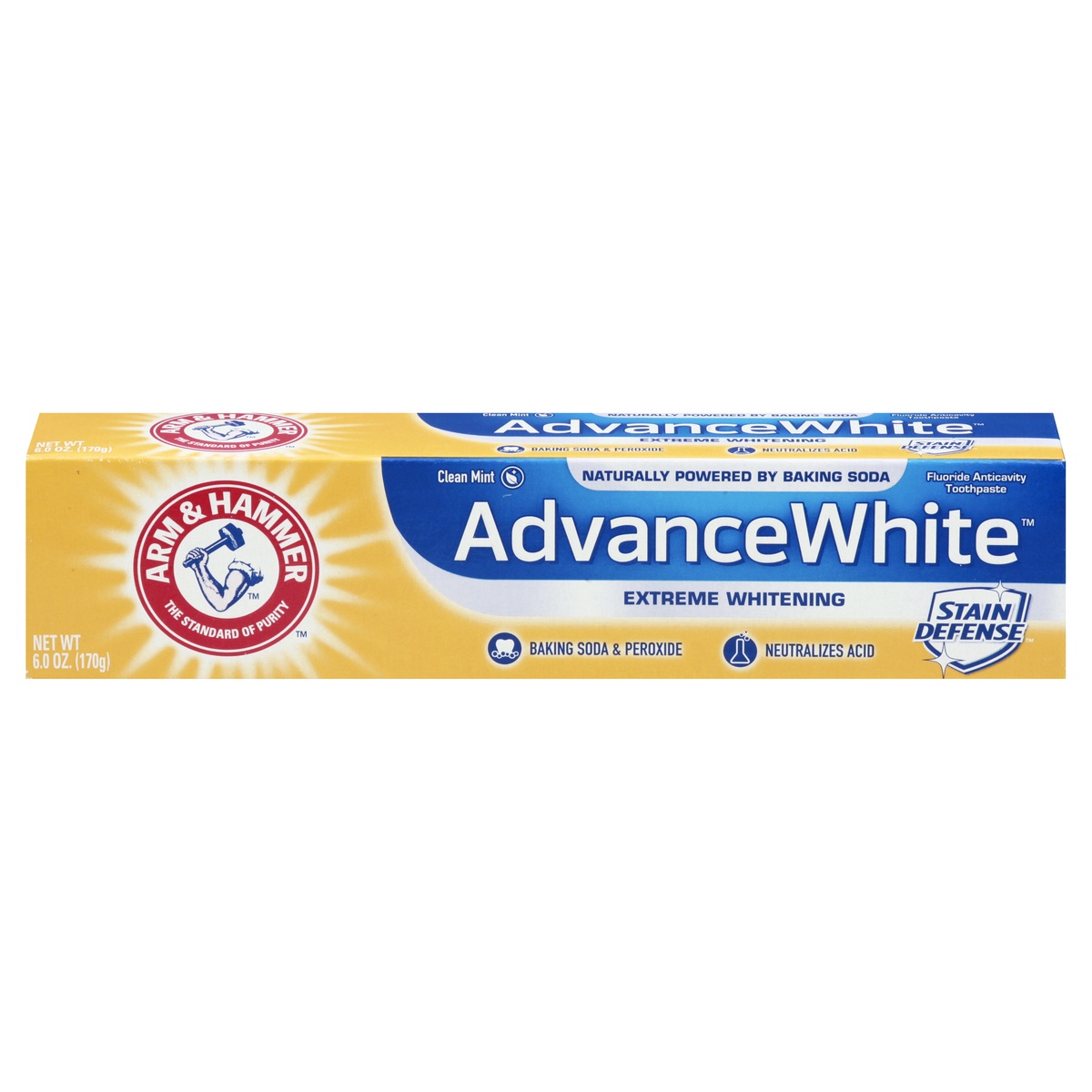 slide 1 of 4, ARM & HAMMER Advance White Extreme Whitening Toothpaste - 6oz, 6 oz