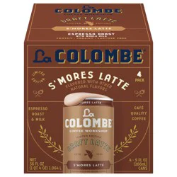 La Colombe Coffee, S''mores Cold Brew Draft Latte, 9 fl oz Cans, 4 Pack