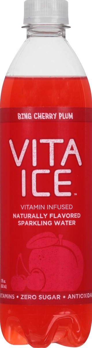 slide 9 of 12, Vita Ice Vitamin Infused Bing Cherry Plum Sparkling Water - 17 oz, 17 oz