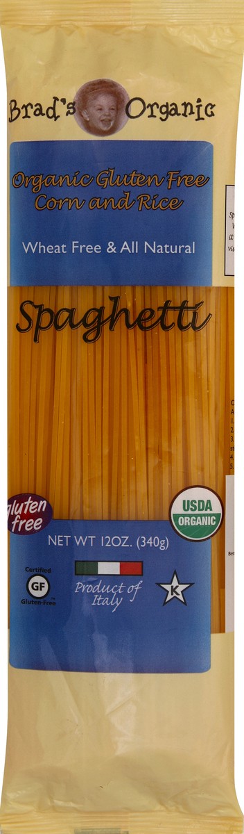 slide 5 of 5, Brad's Organic Spaghetti 12 oz, 12 oz