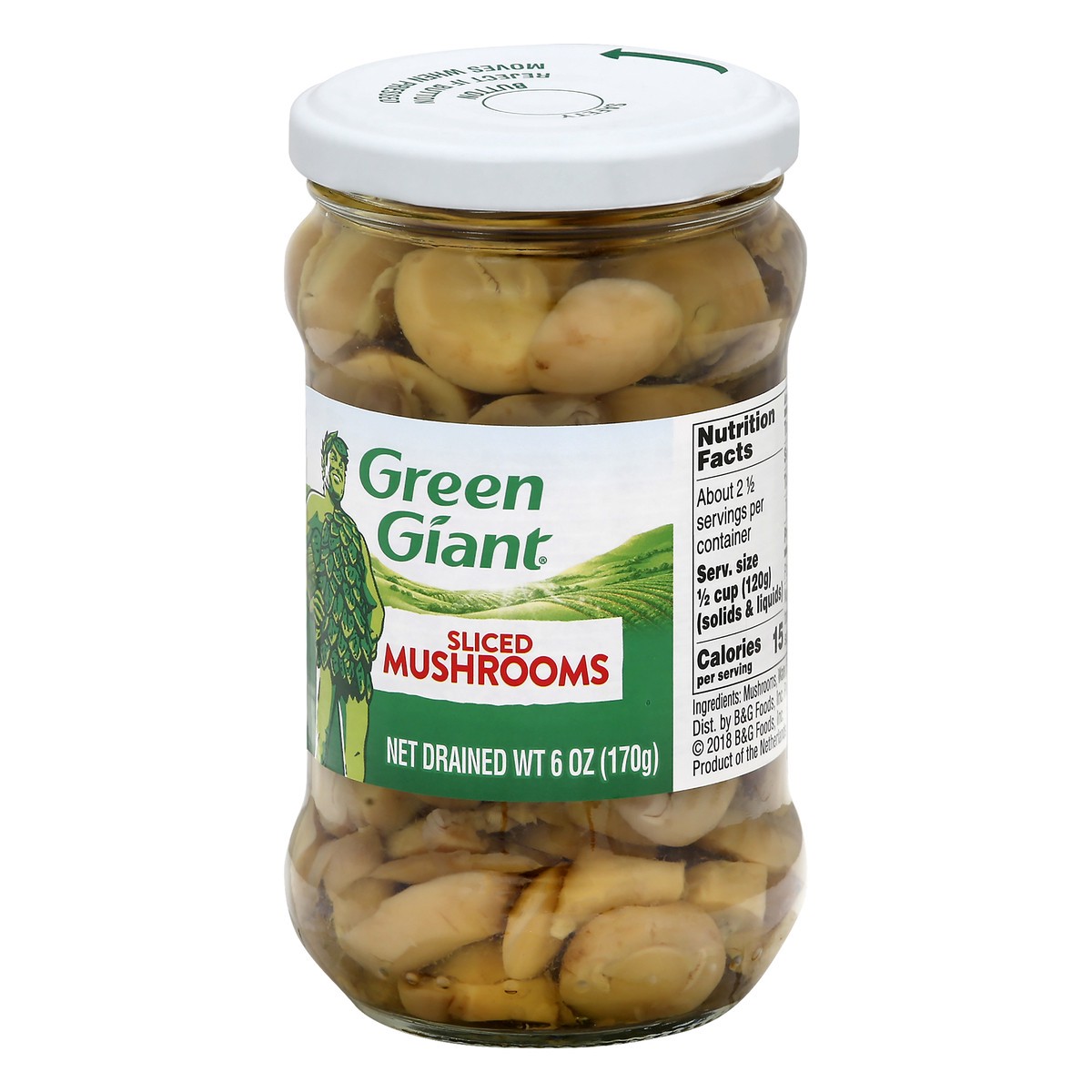 slide 5 of 12, Green Giant Sliced Mushrooms 6 oz, 6 oz