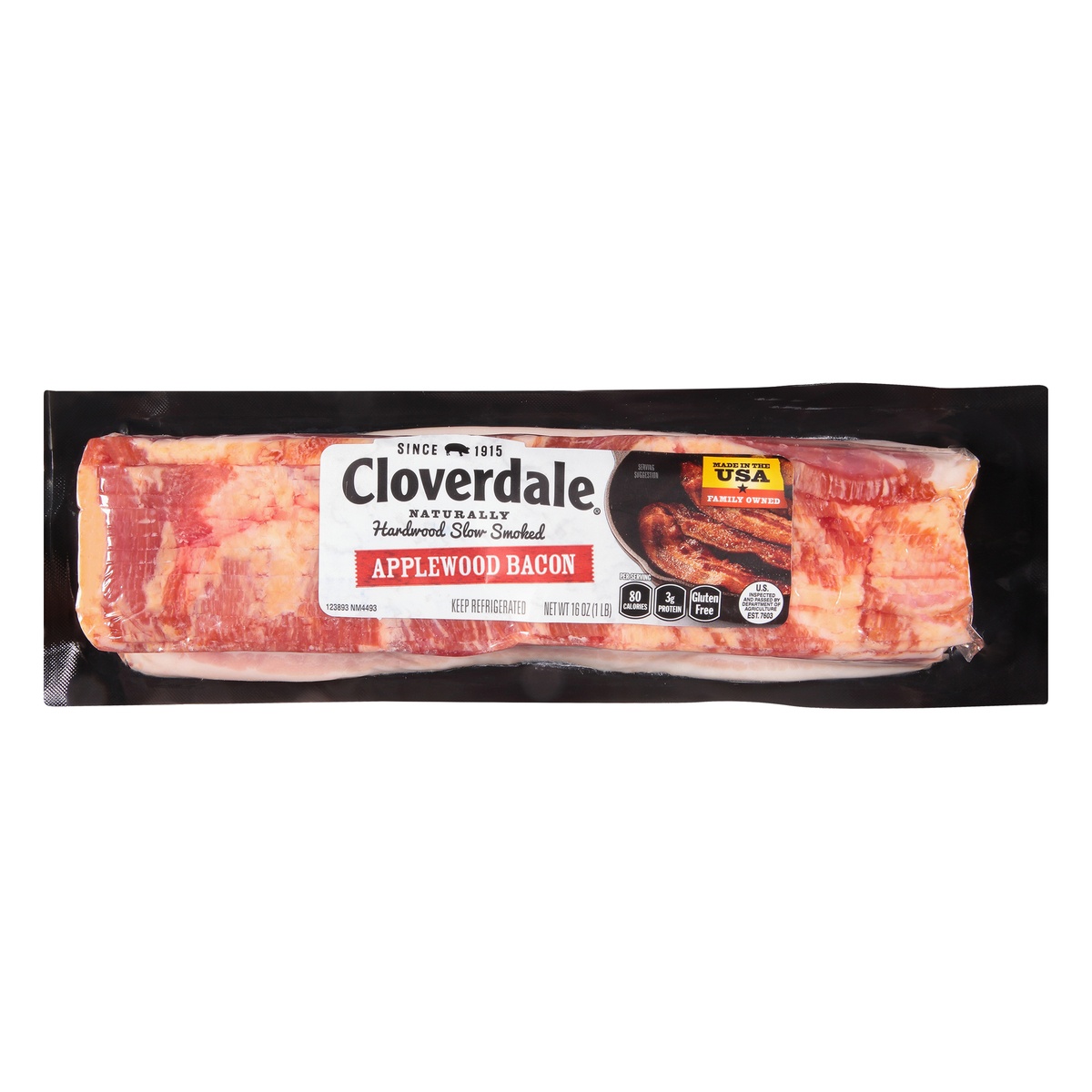 Cloverdale Bacon, Applewood 16 oz Shipt