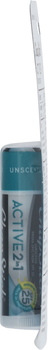 slide 4 of 10, ChapStick Broad Spectrum SPF 15 Active 2 in 1 Sunscreen Lip Care 3 - 0.18 oz Sticks, 3 ct