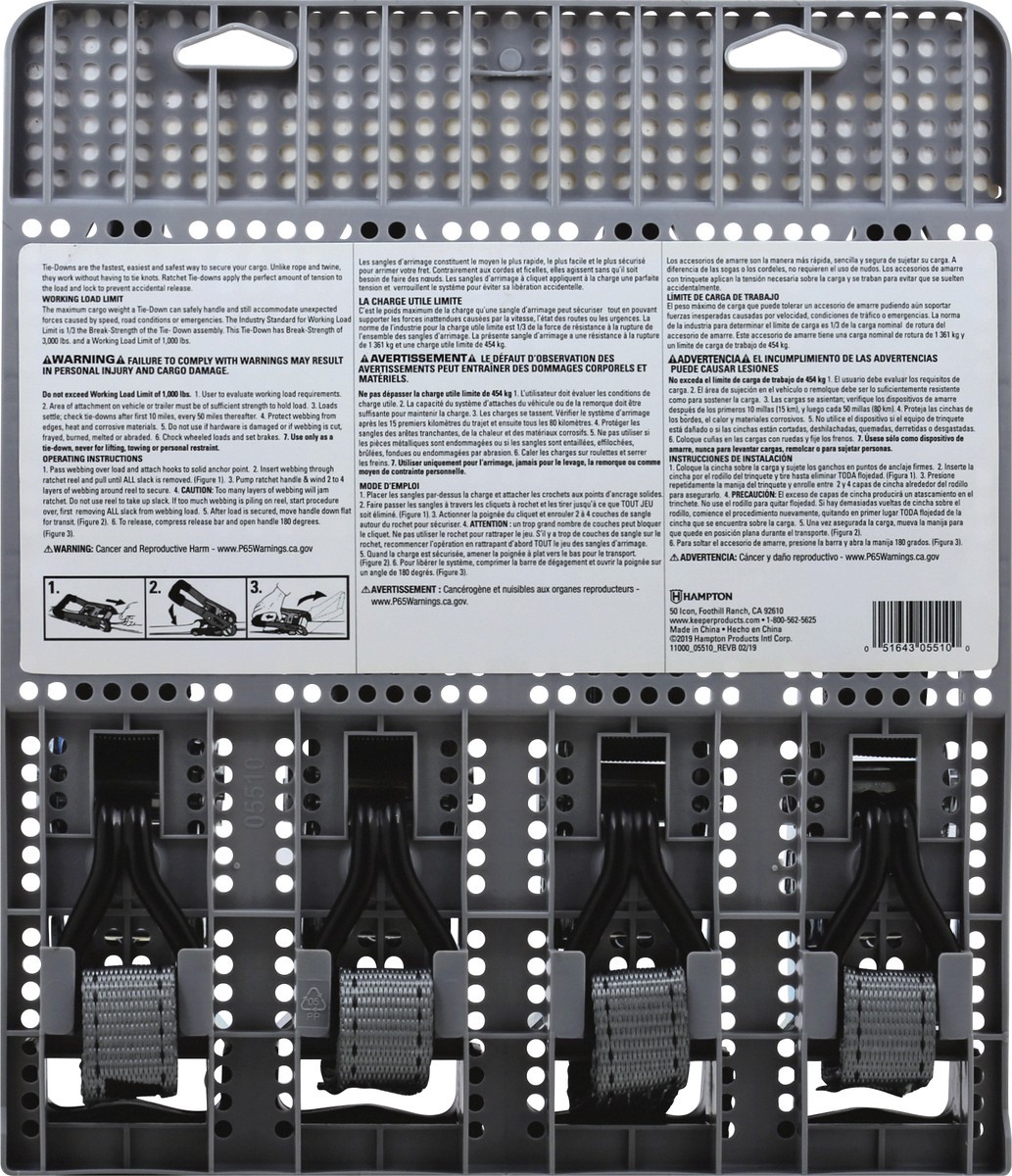 slide 7 of 8, Keeper Ratchet 4 ea, 4 ct