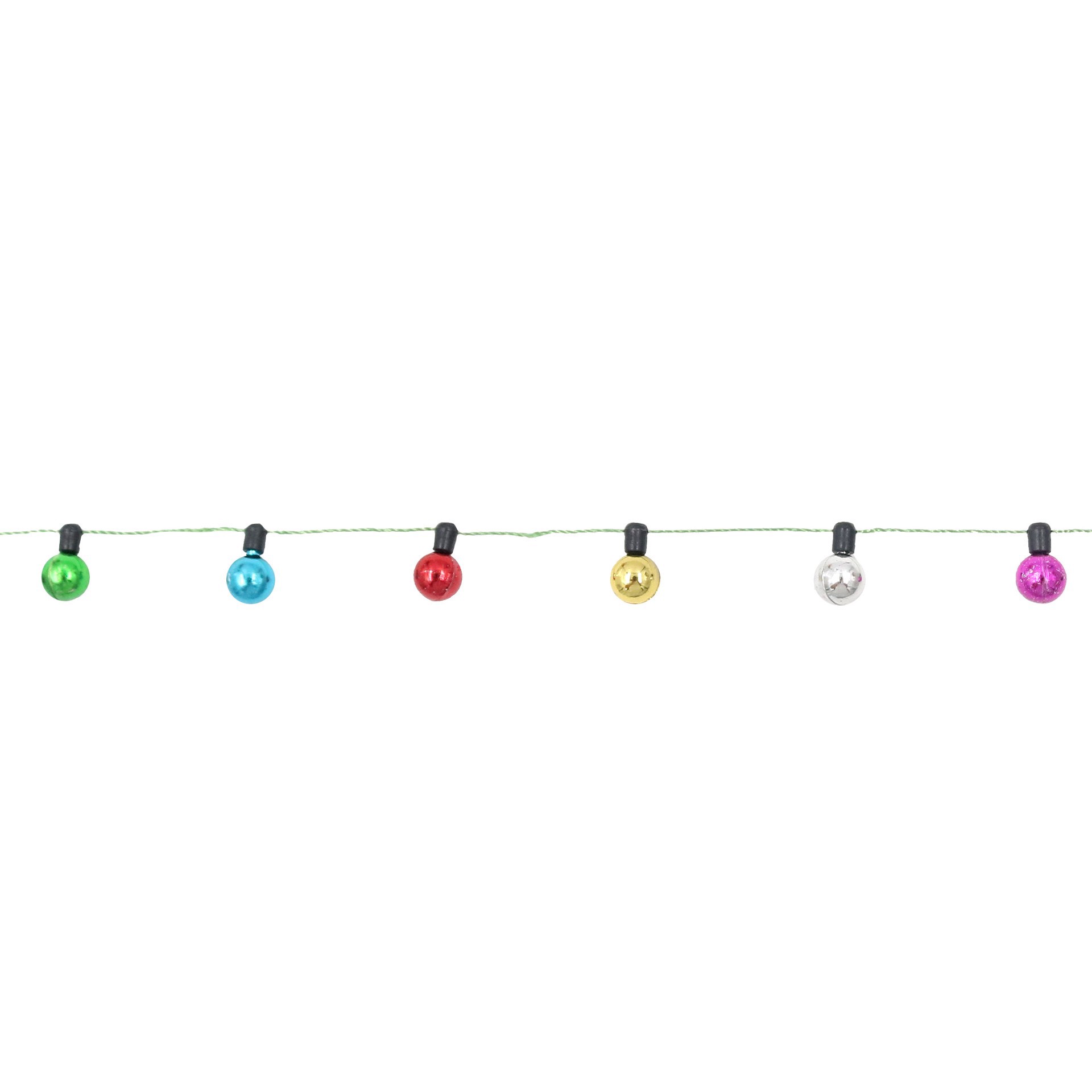 slide 3 of 4, Mini Round Multicolor Bulb Garland Decoration By Ashland, 1 yd