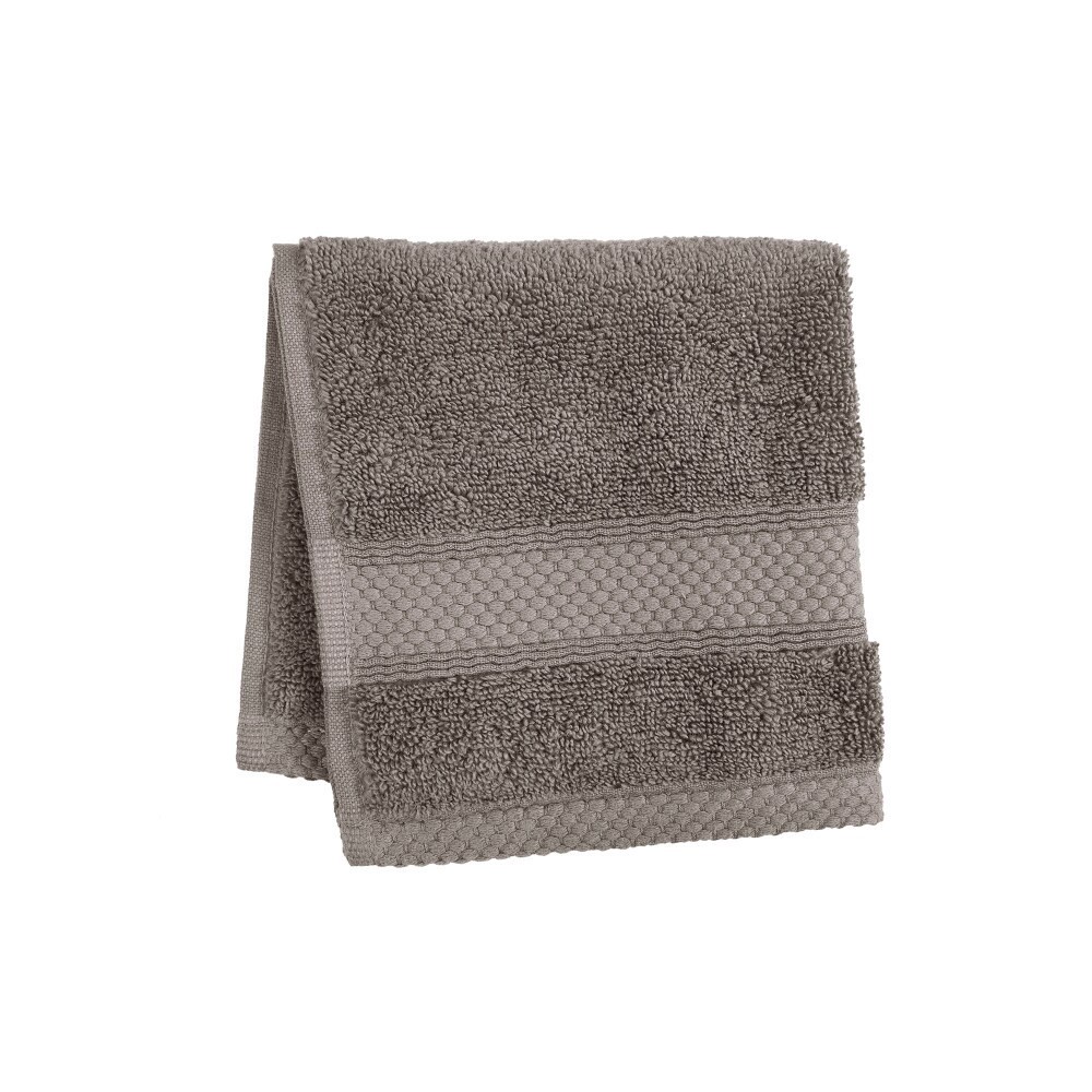 slide 1 of 1, Modavari Home Fashions Turkish Washcloth - Gray, 1 ct