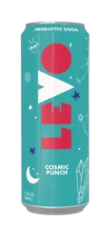 Levo Prebiotic Cosmic Punch Soda Can - 11.5 fl oz