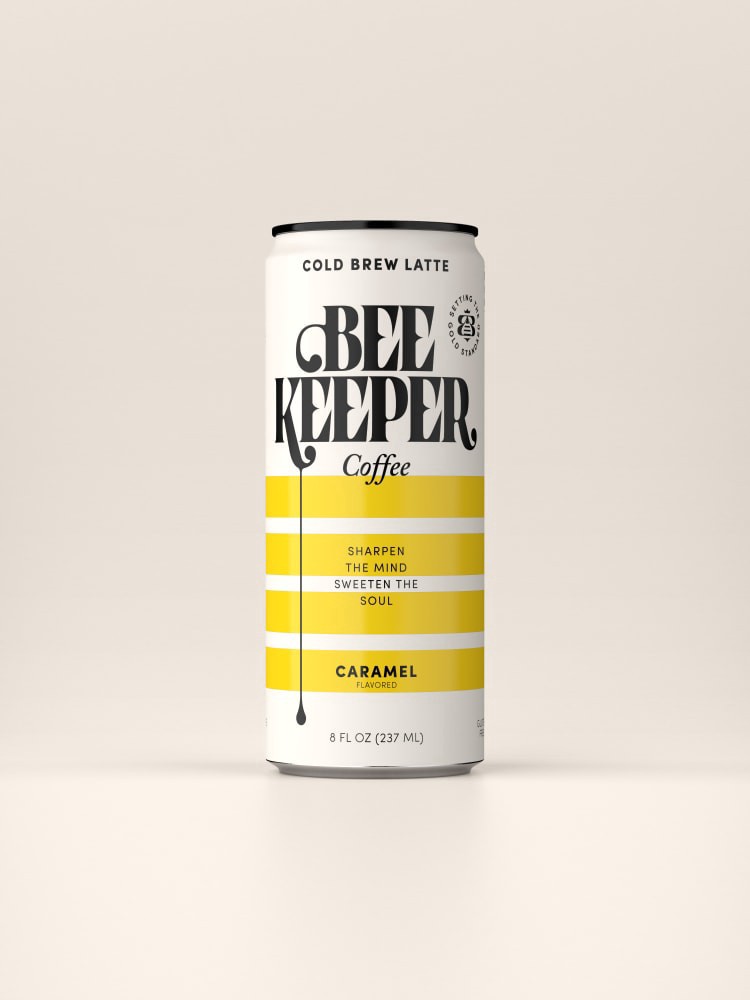 slide 2 of 2, Beekeeper Coffee Cold Brew Caramel, 8 fl oz