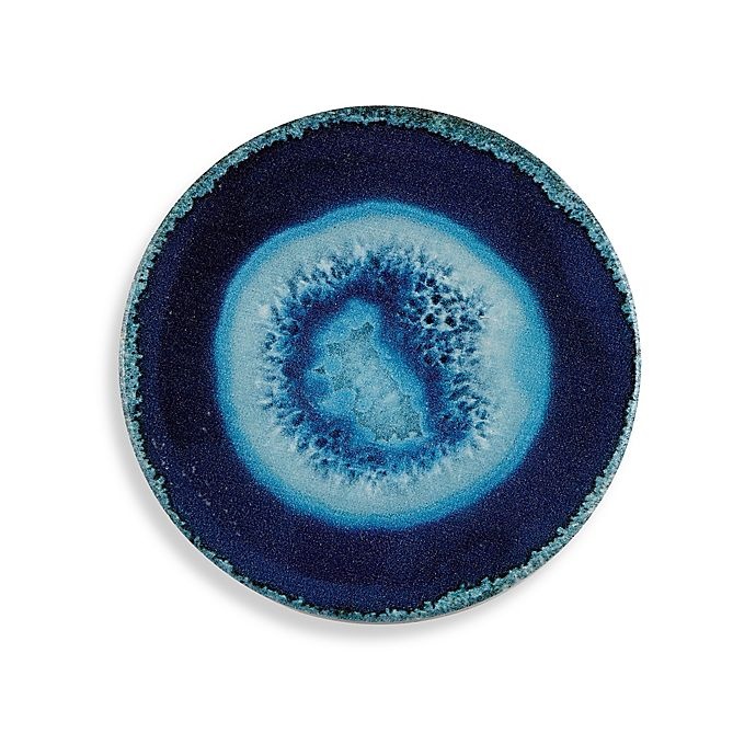 slide 1 of 1, Thirstystone Printed Agate Coaster Set - Blue, 4 ct