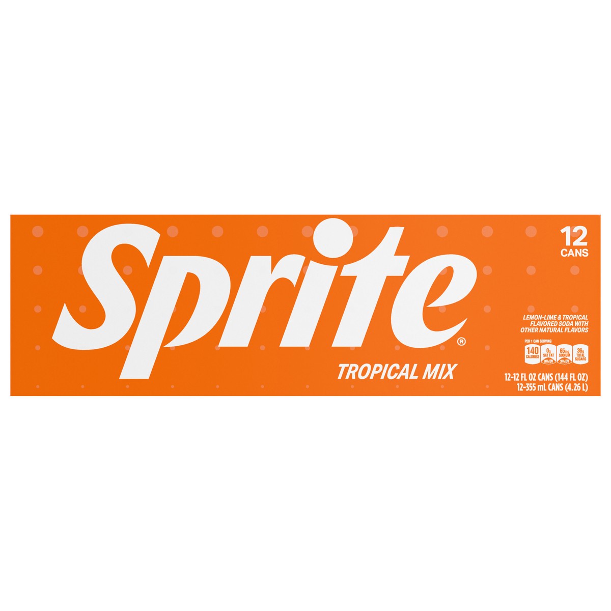 slide 5 of 15, Sprite Tropical Mix Fridge Pack Cans, 12 fl oz, 12 Pack, 12 ct; 12 oz