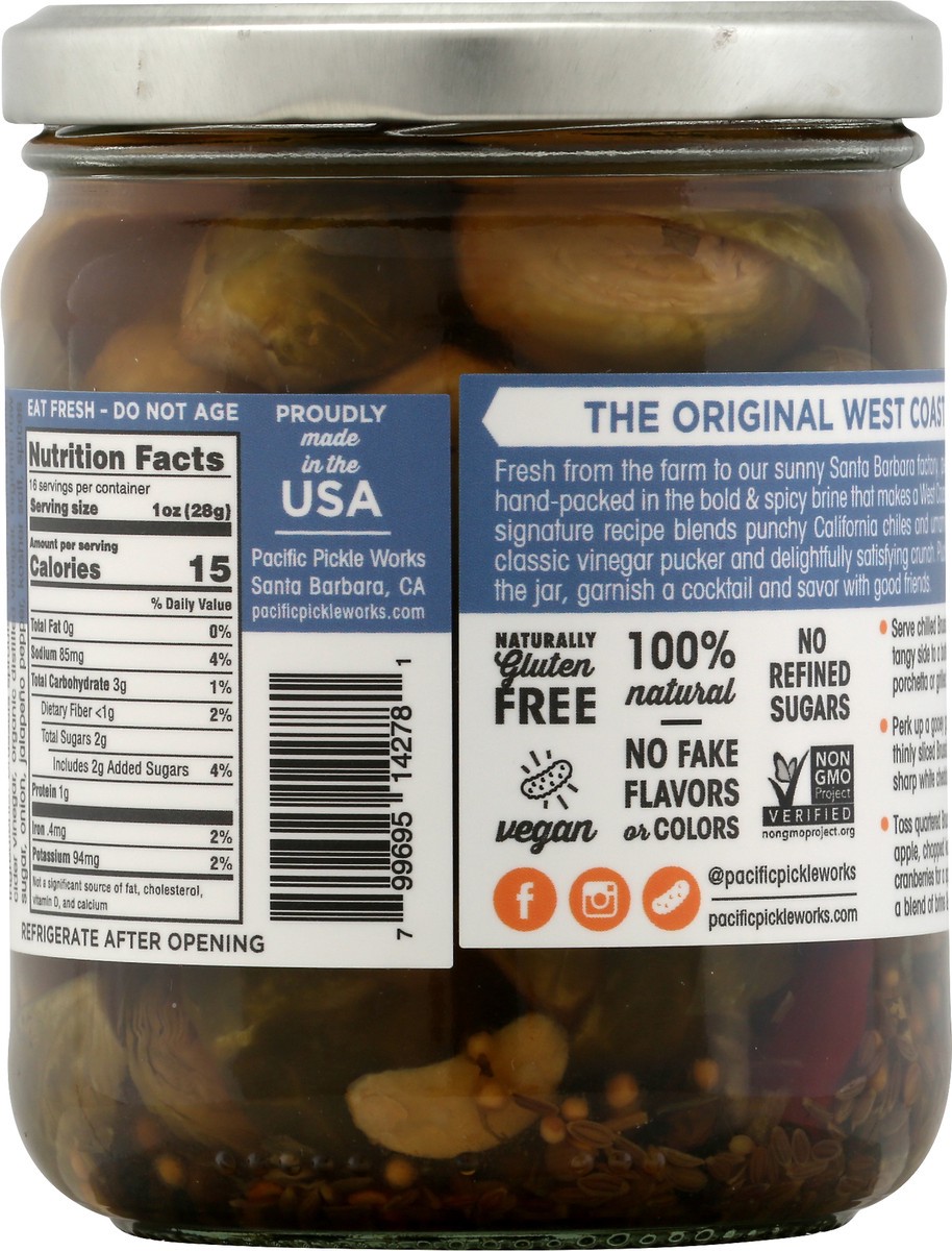 slide 8 of 11, Pacific Pickle Works Brussels 16 oz, 16 oz