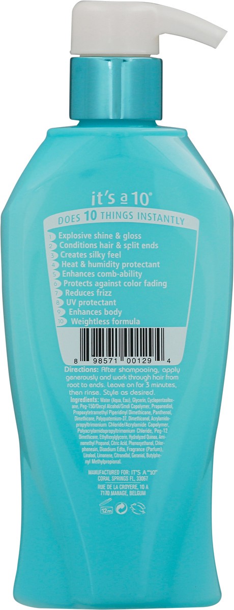 slide 3 of 9, It's a 10 Blow Dry Miracle Glossing Glaze Conditioner 295.7 ml, 295.70 ml