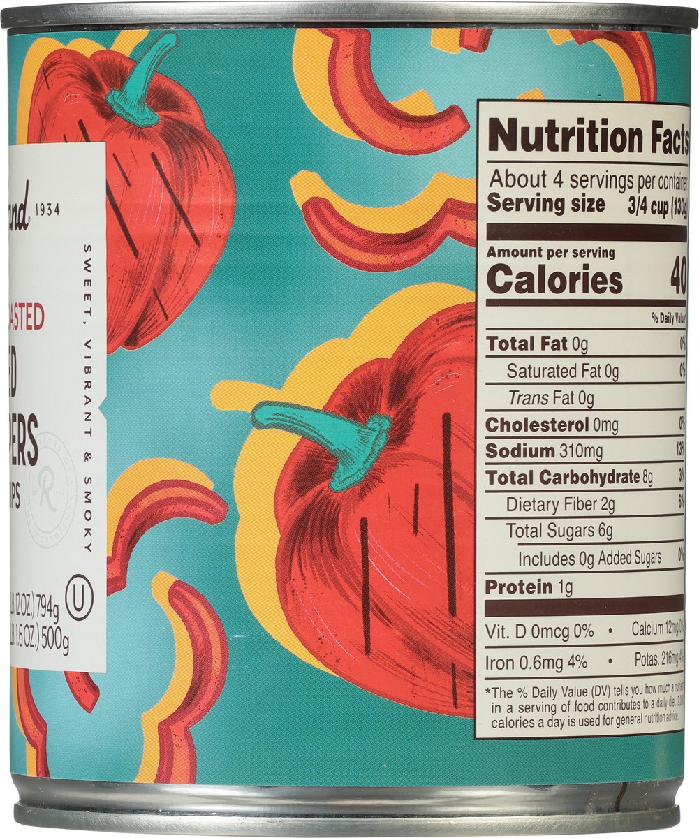 slide 5 of 9, Roland Fire Roasted Strips Red Peppers 28 oz, 28 oz