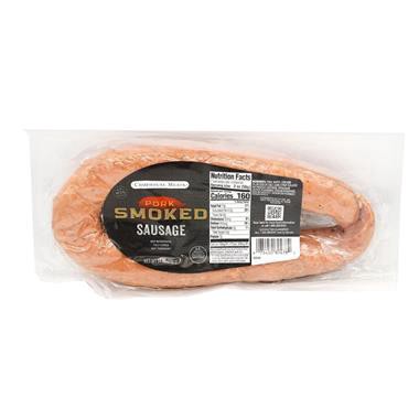 slide 1 of 1, Hy-Vee Chophouse Pork Smoked Sausage Rope, 14 oz
