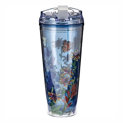 slide 1 of 1, Haven & Key Bluebonnet BlueDouble Wall Plastic Tumbler, 22 oz