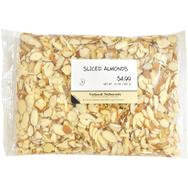 slide 1 of 1, Valued Naturals Sliced Almonds Prepriced, 10 oz